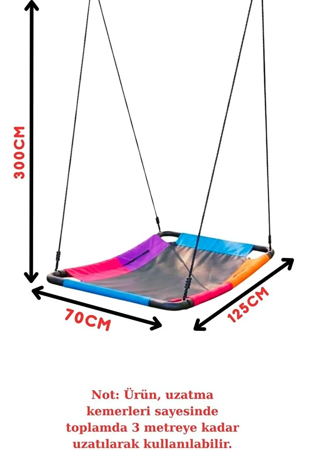 Gondol Renkli Çocuk Salıncağı 